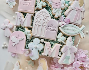 Kirche Kollektion – Cookie Cutter & Stempel Set (Taufe, Kommunion, Konfirmation)