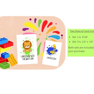 Cartões de Afirmações Positivas para Imprimir para Crianças, 20 Cartões Motivacionais e de Atenção Plena para Ansiedade, Confiança e Apoio à Saúde Mental
