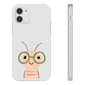 Funda para teléfono con diseño de insectos, funda divertida, accesorio para niños, regalos para niños, fundas flexibles coloridas