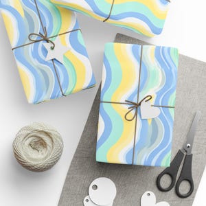 Colorful Gift Wrap - Artistic Floral Paper for Birthdays & Celebrations, Eco-Friendly Unique Gift Wrapping Packaging