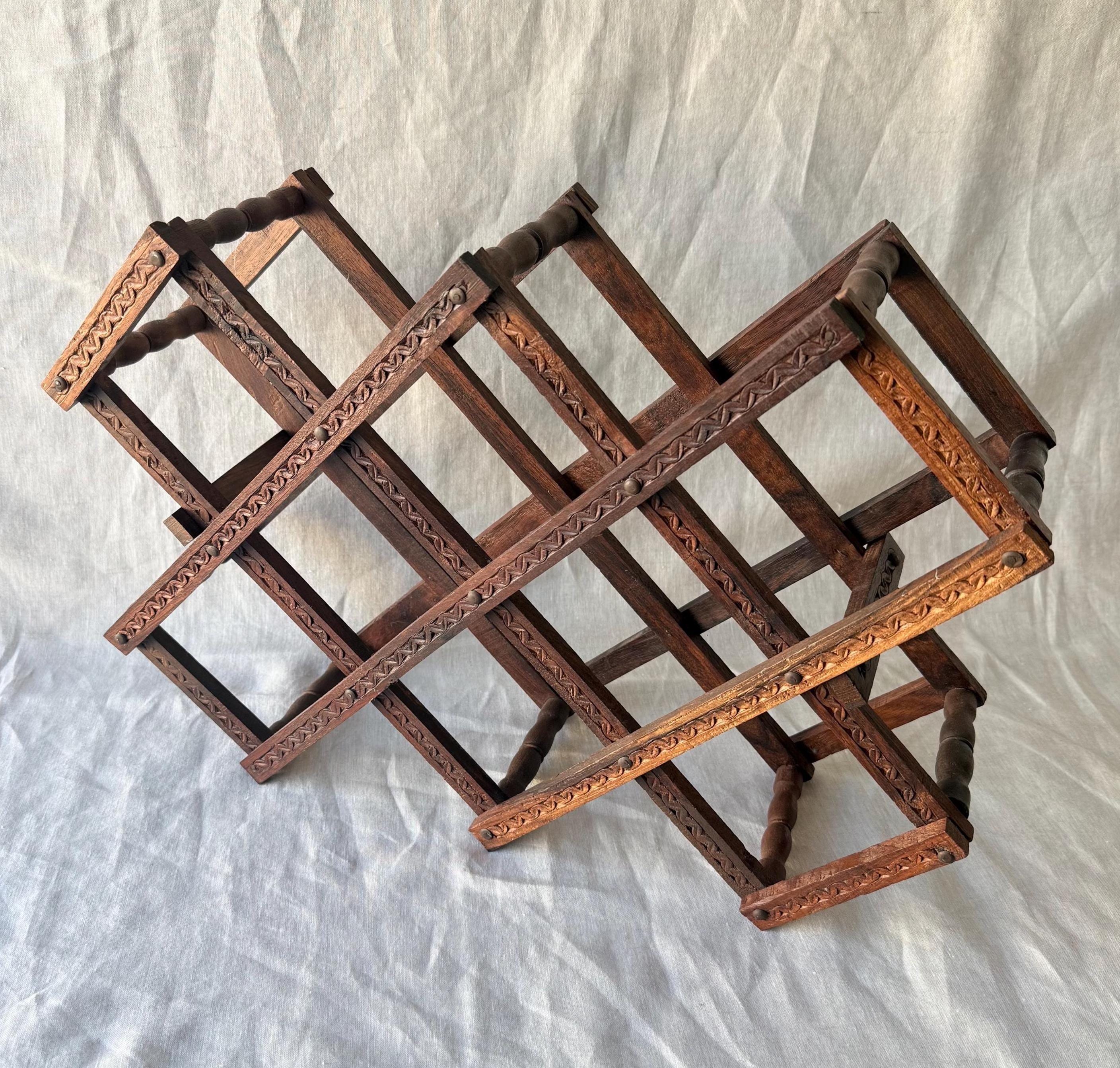 Accordion Wine Rack - Etsy Canada