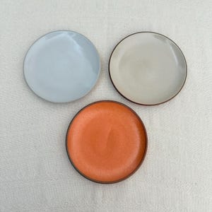Vintage Heath Ceramics Bread Plates - Set of 3 - Mixed Glazes
