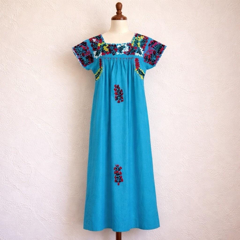Turquoise Boho Maxi Dress - Etsy