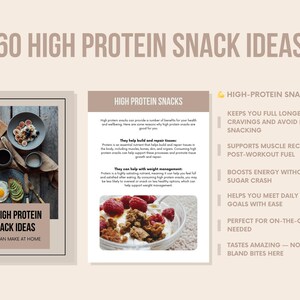 60 High Protein Snack Ideas