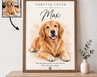 Dog Memorial Gift, Dog Remembrance Gift, Pet Memorial Gift, Personalized Dog Memorial, Dog Loss Gift, Dog Sympathy Gift