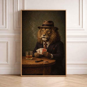 Smoking Lion