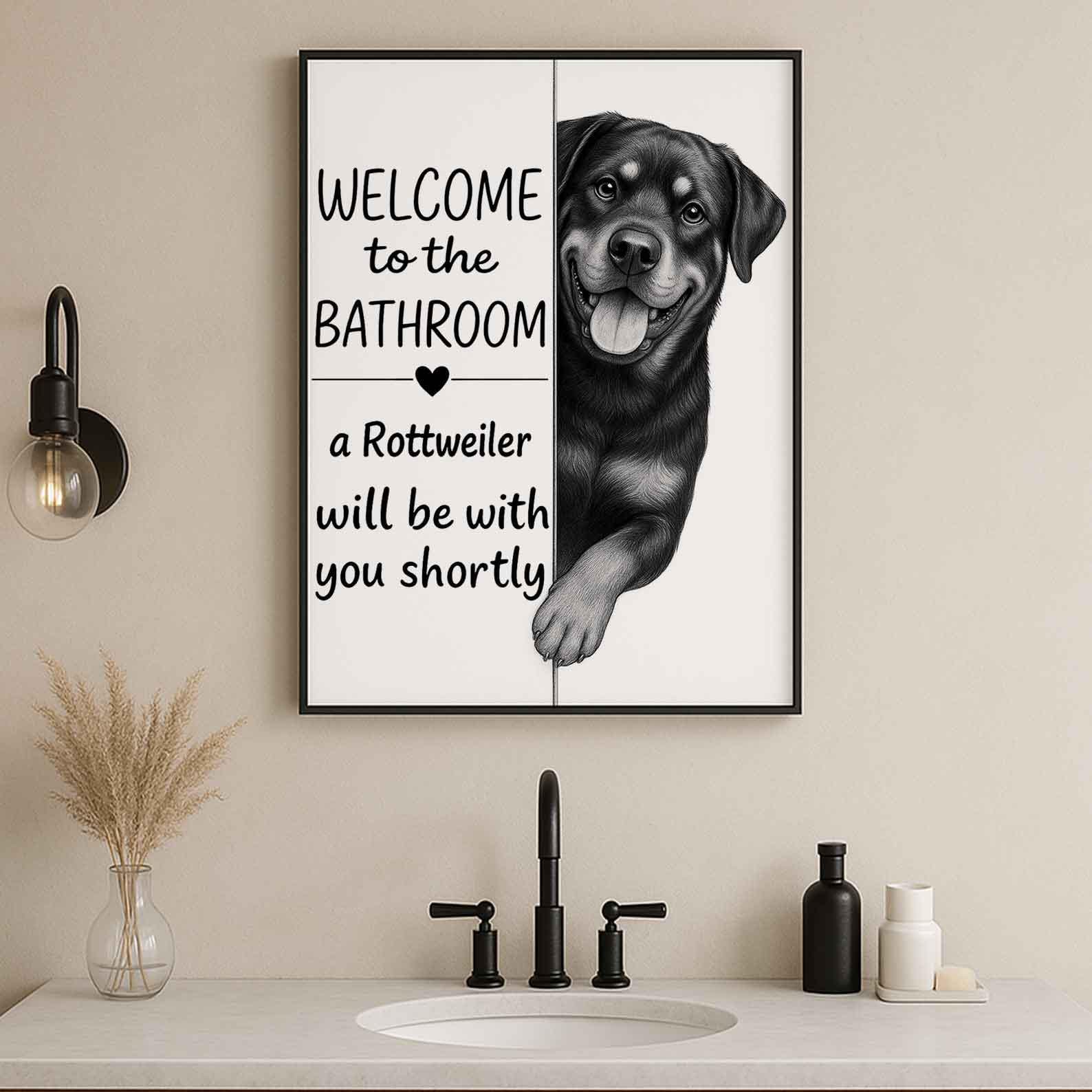 4 set – Beautiful Rottweiler sottobicchiere – Dog Puppy Pet Animal