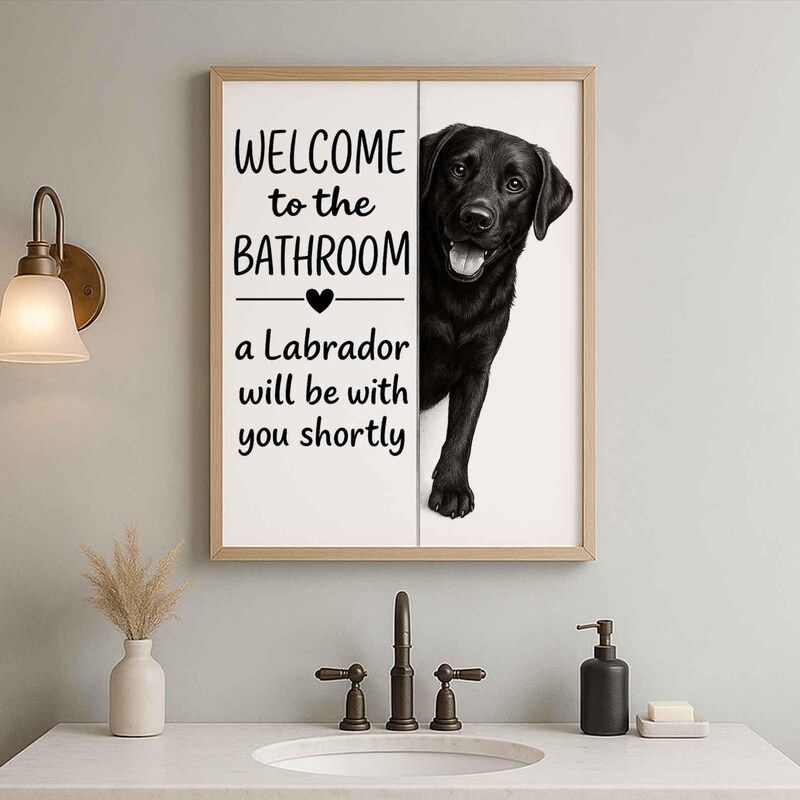 Funny Black Lab Signs - Etsy UK