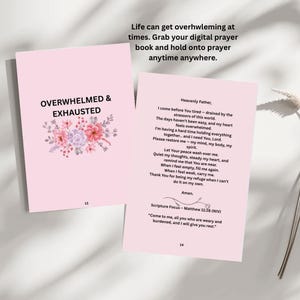 75-Page Guided Prayer Book for Women | Digital Devotional for Peace, Anxiety, Healing & Faith Growth image 5
