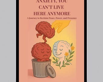 Digital Anxiety & Overthinking Journal PDF | 44-Page Self-Healing Workbook | Mental Health Tool for Calm