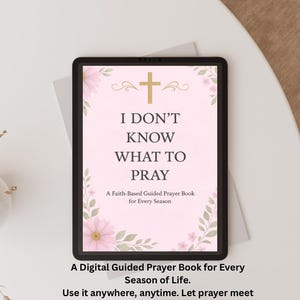 75-Page Guided Prayer Book for Women | Digital Devotional for Peace, Anxiety, Healing & Faith Growth