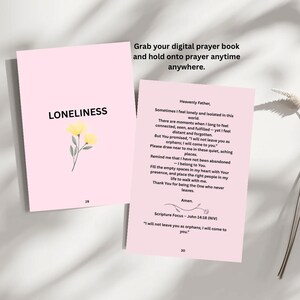 75-Page Guided Prayer Book for Women | Digital Devotional for Peace, Anxiety, Healing & Faith Growth image 6