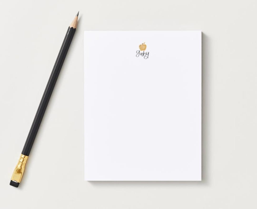 Hand Lettered Note Pad (50 Sheets) - Etsy
