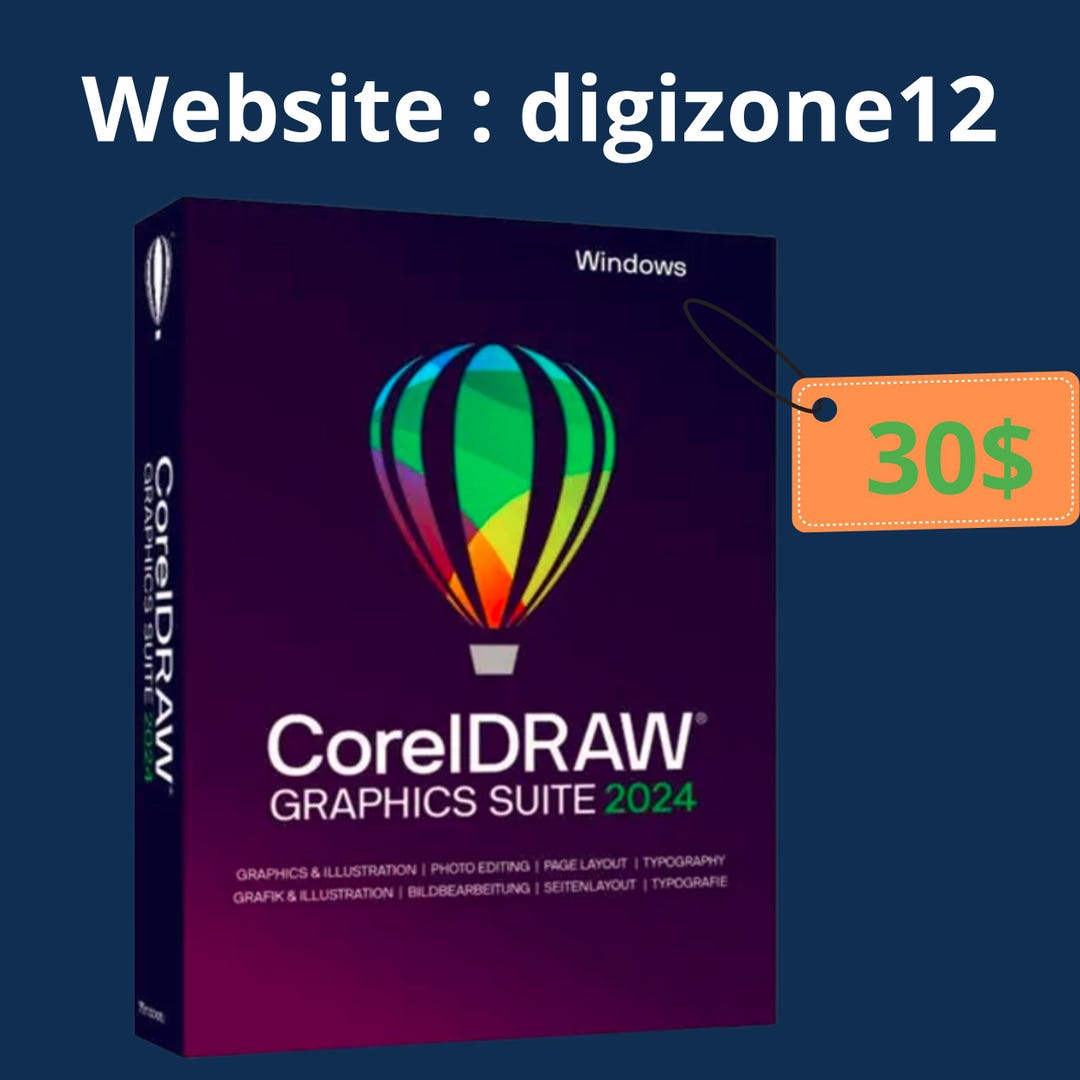 Coreldraw Graphics Suite 2024 Windows Only Lifetime Version Etsy