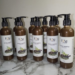 Shampoo biologico Amla Reetha: fatto a mano, vegano, senza solfati