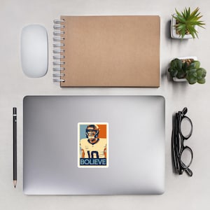 BOLIEVE - Stylized Bo Nix Sticker