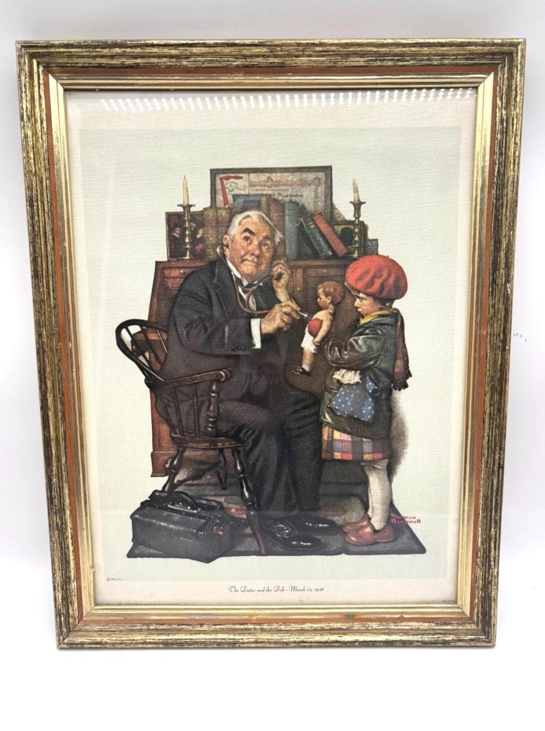 Norman rockwell the doctor and the doll - Etsy 日本