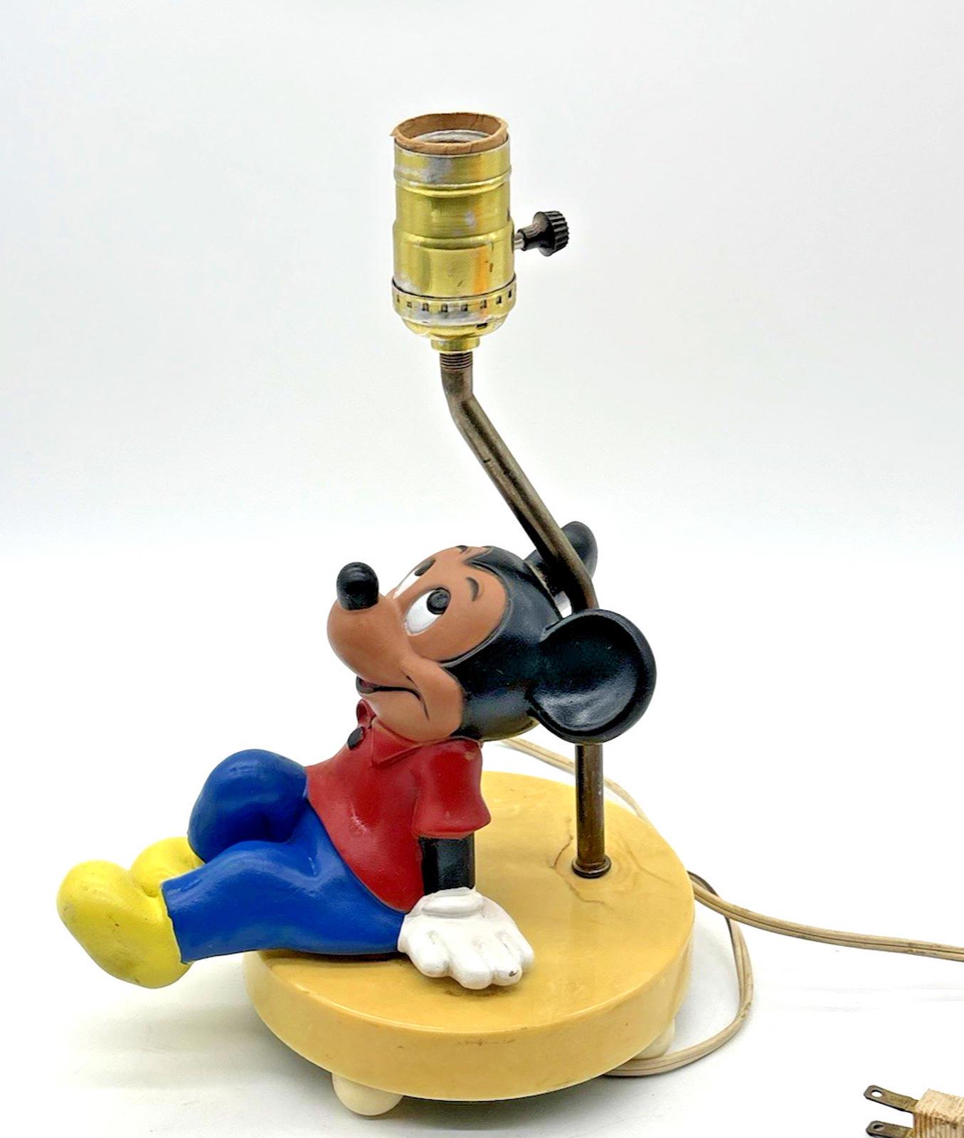 Mickey Mouse Vintage Lamp - Etsy