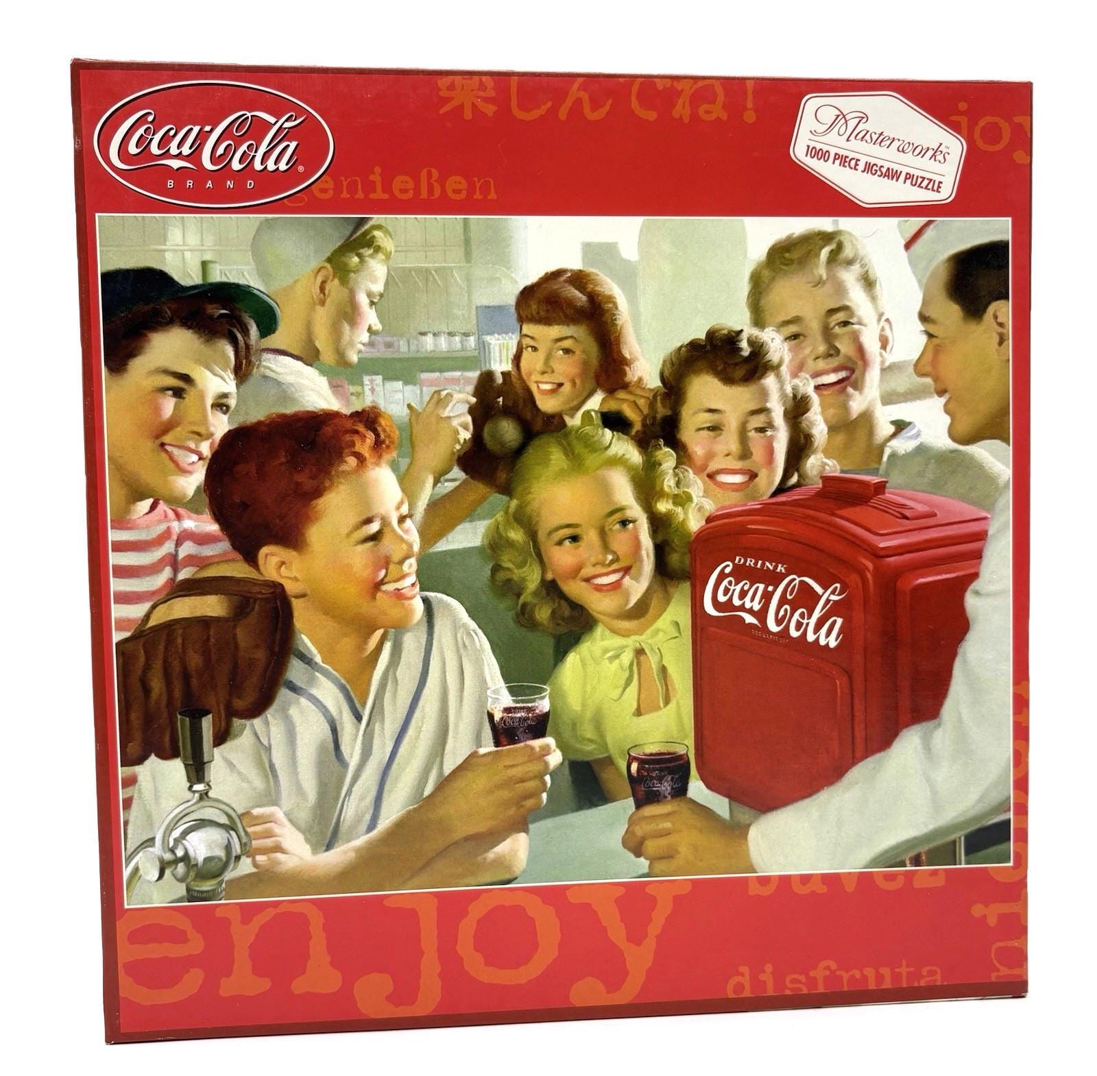 High-quality Coca Cola 1000 Piece Puzzle / コカコーラ モザイク
