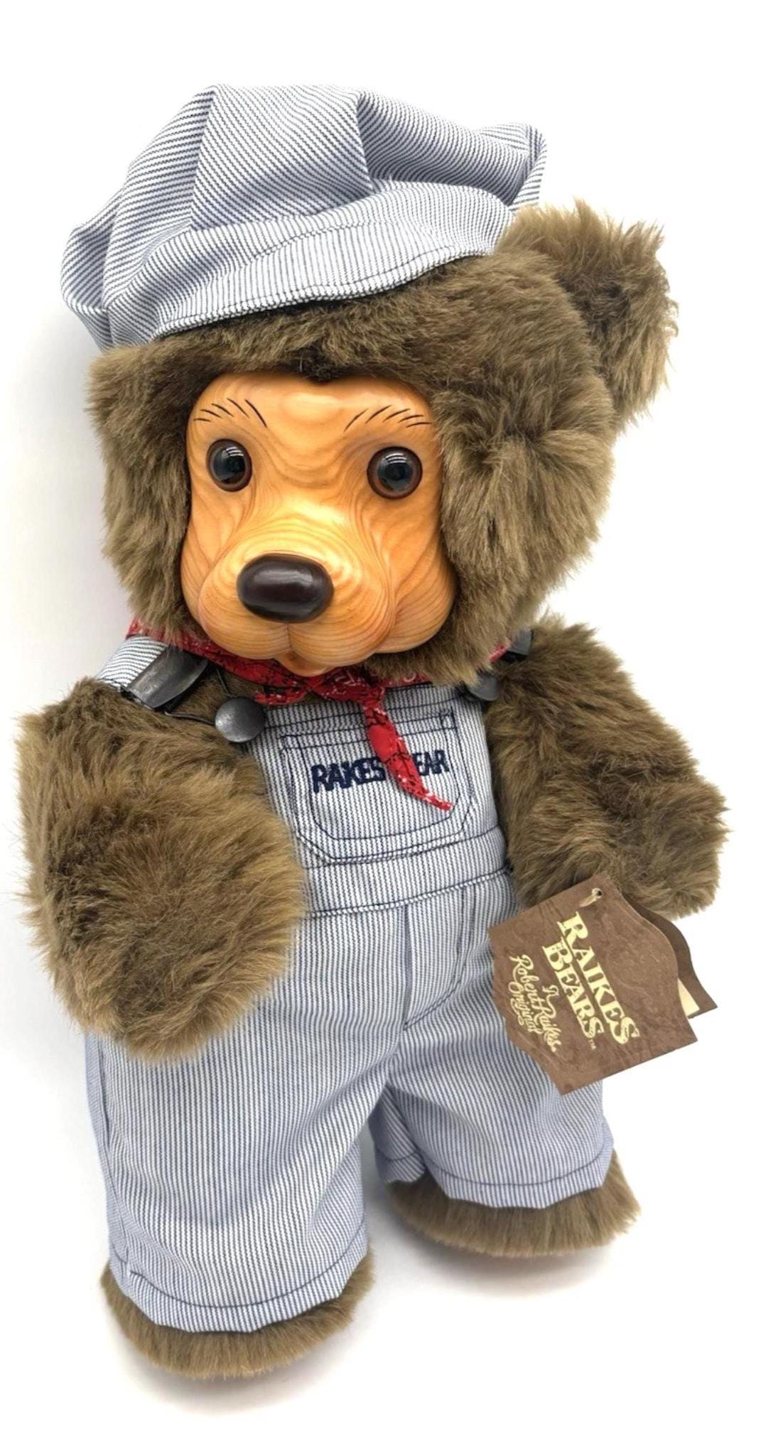 Vintage Robert Raikes Bear: Lionel Train Engineer, 1989 Saturday