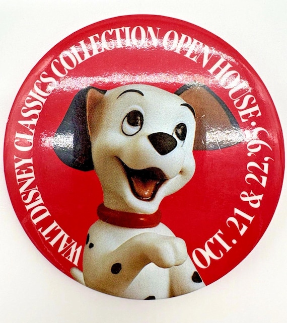 Disney Art Classics 101 Dalmatians Open House Button Oct 21 & 22 Event