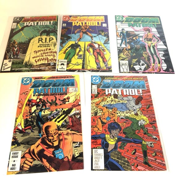 Doom Patrol #1–6 (1987–1988) DC Comics Lot | First Issue