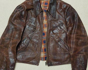 ジャケット・アウター vintage Germany leather jkt A-2 df 90s A-2 type design leather jacket | sui & shara