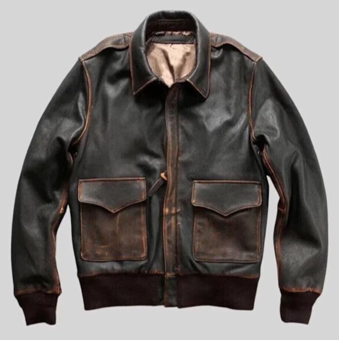 Banana Republic Leather Jacket - Etsy UK