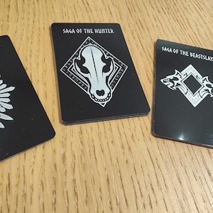 Cartas de estratégia metálicas - Lobos Vikings Espaciais