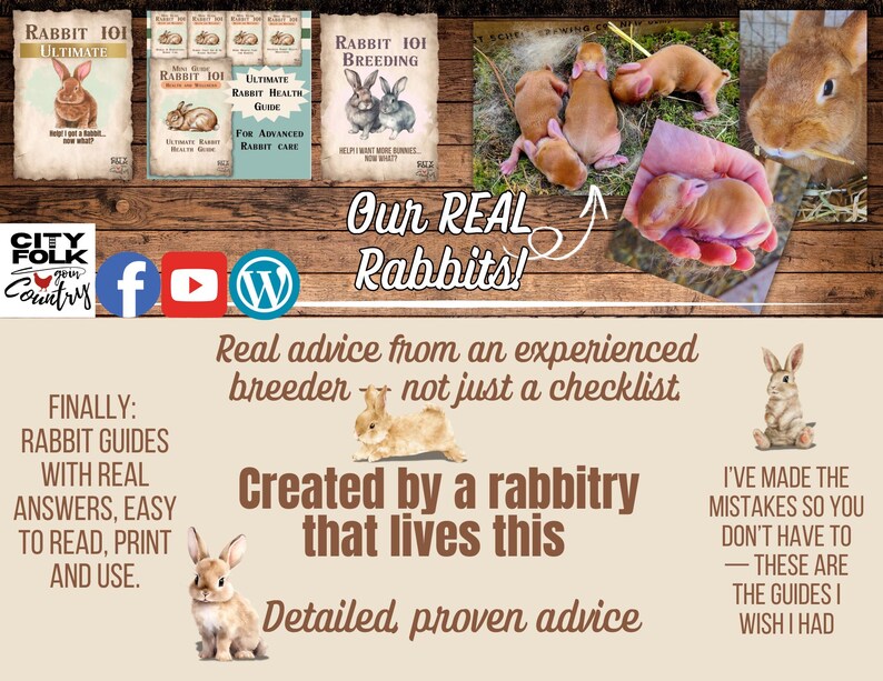 Rabbit Stud Service Agreement Kit | Printable Breeding Contracts, Terms ...