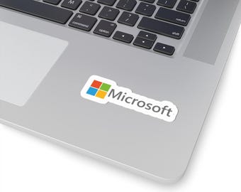 Microsoft Logo Sticker – Waterproof Durable Vinyl Decal