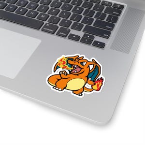 Fire Dragon Sticker - Perfect for Binders, Deck Boxes, Laptops, Water Bottles, Phone Cases and more