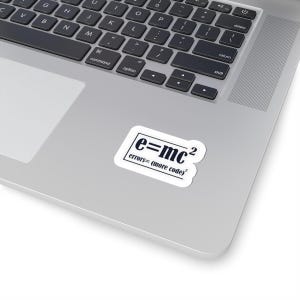 Errors Equal More Code Sticker – Waterproof Durable Vinyl Decal image 2