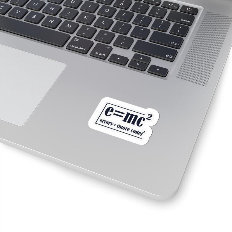 Errors Equal More Code Sticker – Waterproof Durable Vinyl Decal image 2