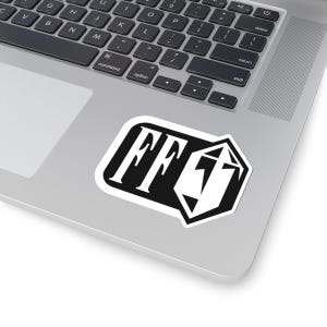 Set d'autocollants logo MTG x FF - Parfait pour les classeurs, les boîtes de rangement, les ordinateurs portables, les bouteilles d'eau, les coques de téléphone,