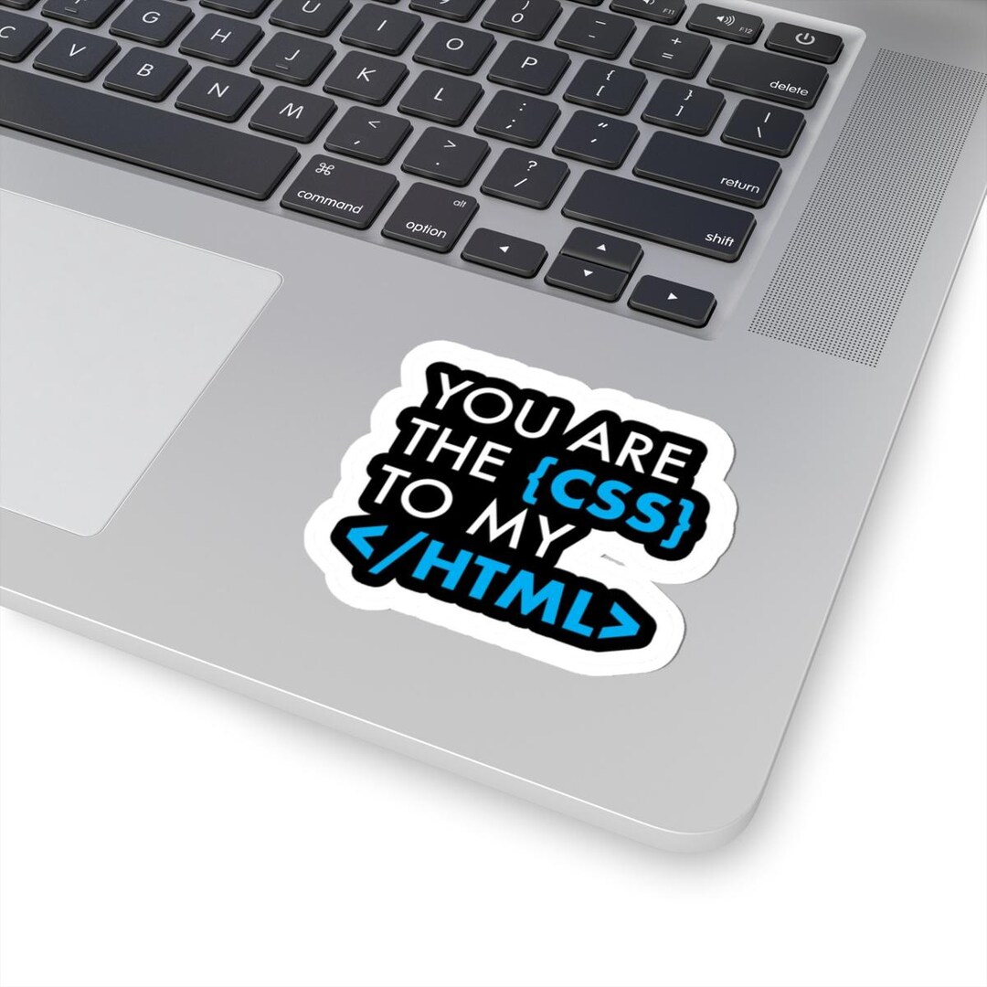 CSS HTML Sticker – Waterproof Vinyl Laptop Decal - Etsy