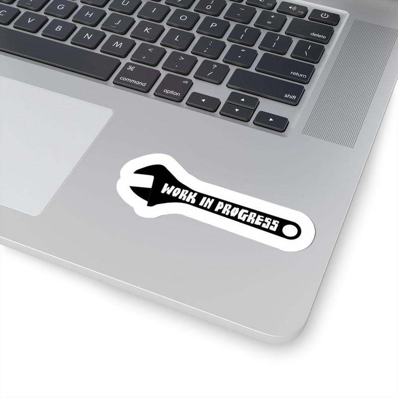 Work in Progress Stickers - Etsy