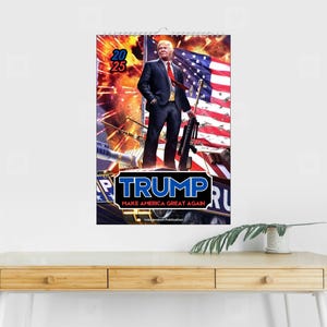 Trump Make America Great Again 2025 Calendar with Monthly Planner - Wall Calendar, Month Planner, Parody and Humor Calendar