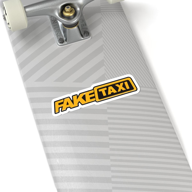 Fake Taxi Decal - Etsy