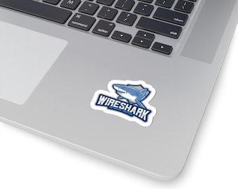 Wireshark Network Sniffer Sticker – Waterproof Durable Vinyl Decal