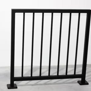 Square Tube Single Railing Custom Square Steel Stair Railing – Modern Metal Handrail – Square Tube ...