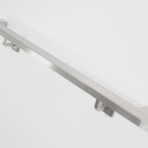 Stainless Steel Modern Rectangle Handrail, Stainless Steel Modern Staircase Railing, Steel Railing For Stairs, SS Handrail Wall Bracket