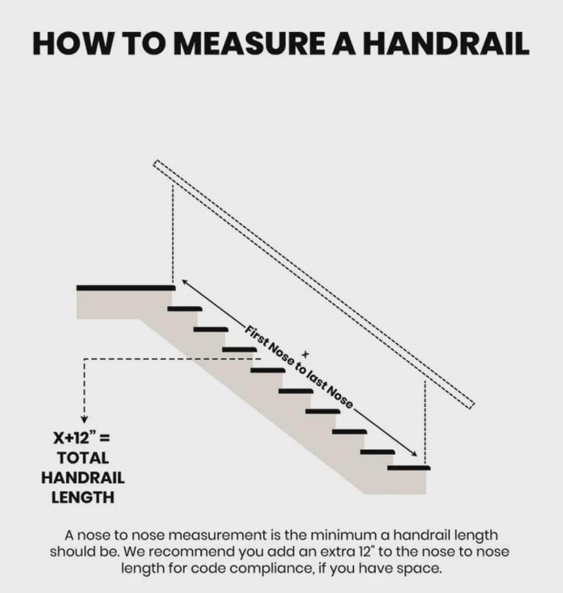 Modern Rectangle Black Handrail for Stairs, Modern Black Stair Handrail ...