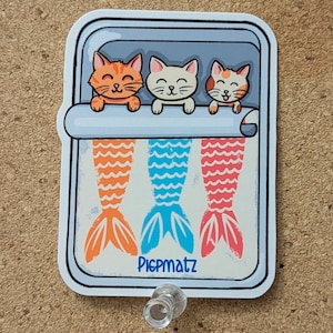 Sticker "Sardinen-Katzen Meerjungfrauen" - verschiedene Varianten
