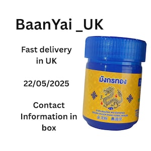 Thai Herbal Inhaler – “Golden Dragon” Traditional Nasal Balm from Thailand