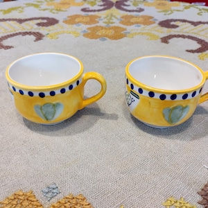 SOLIMENE カップ＆ソーサー　イタリア製 Solimene vietri mug - Etsy 日本