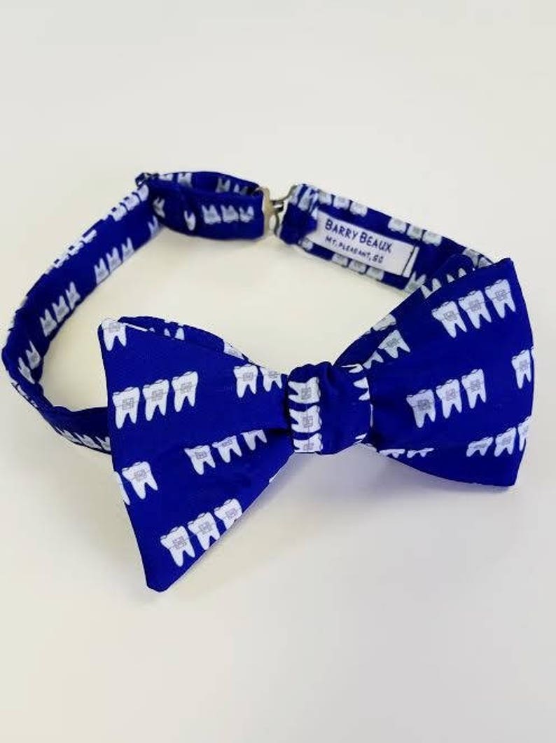 Dental Bow Ties Men's Bow Ties Tooth Chattering Teeth Etsy