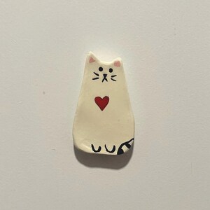 Cat & heart Magnet