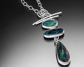 Triple Peruvian Opal Necklace