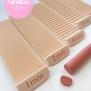 Cane slicing tool: polymer clay earring tools